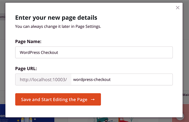 WordPress-checkout-page-name - SeedProd Enter a name and URL for your WordPress checkout page
