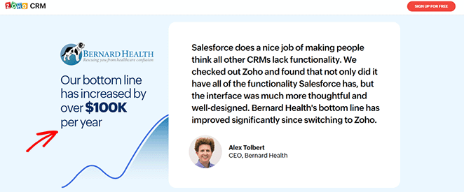 testimonial-landing-page-headline - SeedProd Testimonial landing page headline