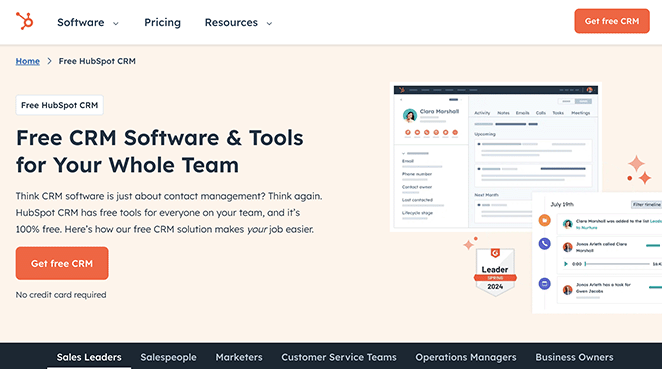 hubspot-landing-page-example - SeedProd HubSpot landing page example